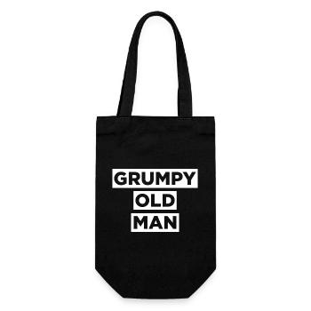 GRUMPY OLD MAN - Sac à bouteille - noir - Devant