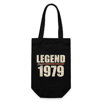 Geburtstag 1979 | Legende seit 1979 - Geschenkbeutel für Flaschen - Schwarz - Vorne