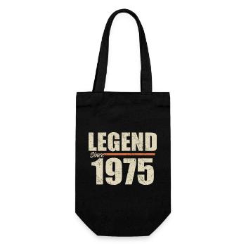 Anniversaire 1975 | Légende depuis 1975 - Sac à bouteille - noir - Devant