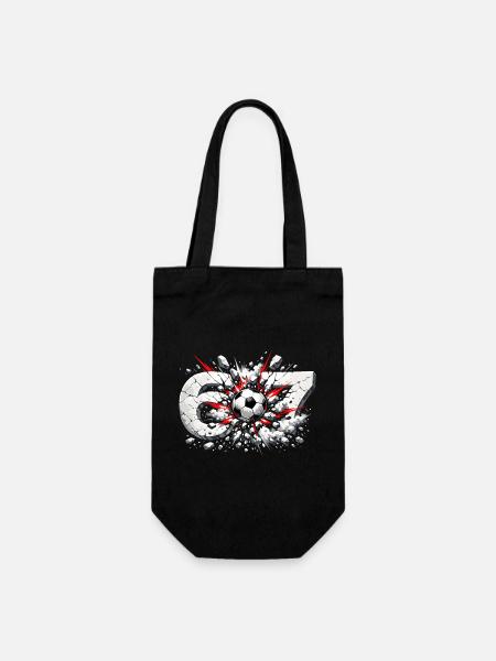 67 Fußball Sechs Sieben Meme Lustig Geschenk - Geschenkbeutel für Flaschen - Schwarz