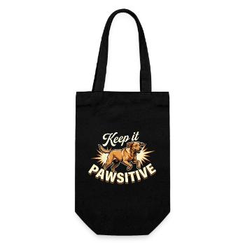 Restez Pawsitive Foxred Labrador Rétro - Sac à bouteille - noir - Devant