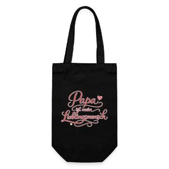 Père Personne préférée Cadeau Amour - Sac à bouteille - noir - Devant