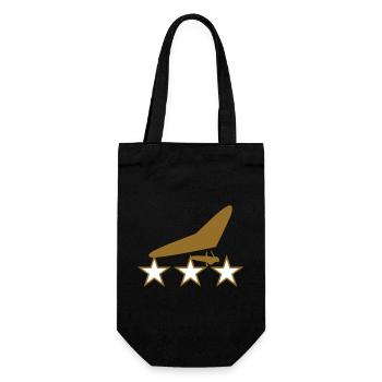 Insigne Deltaplane Or et Étoiles - Sac à bouteille - noir - Devant