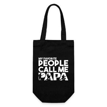 My Favorite People Call Me Papa Lead Guitarist - Gift Bag for Bottles - black - Front