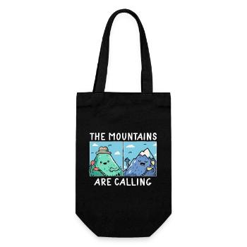 Camping Scouts Mountain Hiking Forest Campers Adve - Gift Bag for Bottles - black - Front