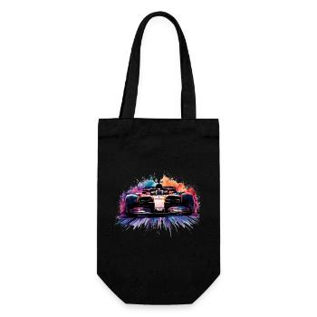 F1 Formula  One Racing Car Painting Print - Sac à bouteille - noir - Devant