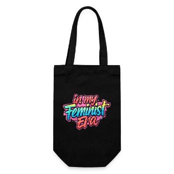 À mon époque féministe - Sac à bouteille - noir - Devant