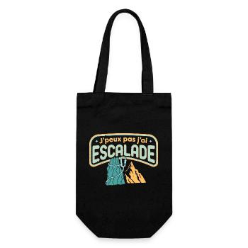J'peux pas j'ai Escalade - Sac à bouteille - noir - Devant