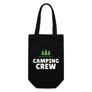 Équipe de camping Équipe Nature Camping Amis en plein air - Sac à bouteille - noir - Devant
