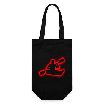 Kayak Paddle Boat Kids Men Boys Canoe - Gift Bag for Bottles - black - Front