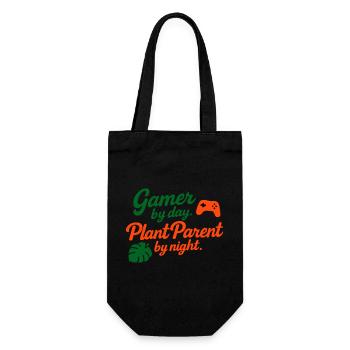 Chemise Gamer de jour Plante Parent de nuit - Sac à bouteille - noir - Devant