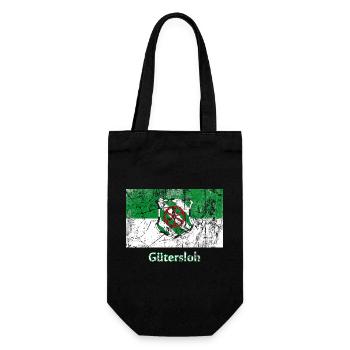 flag Guetersloh Stadtfahne city flag drapeau - Gift Bag for Bottles - black - Front