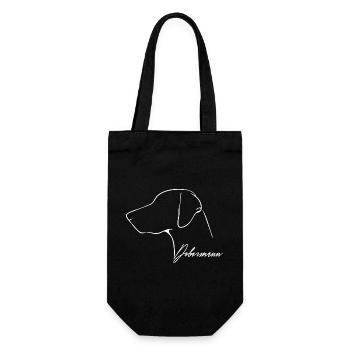 DOBERMAN Profil Chiens Chiens IGP Wilsigns - Sac à bouteille - noir - Devant