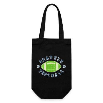 Emblème du football de Seattle 1976 - Sac à bouteille - noir - Devant