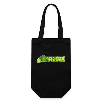Fresh Comic Style Bubble Graffiti Lettering - Gift Bag for Bottles - black - Front