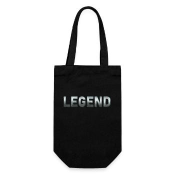 Legende - Geschenkbeutel für Flaschen - Schwarz - Vorne