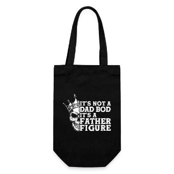 It's Not A Dad Bod It's A Father Figure, Funny - Gift Bag for Bottles - black - Front