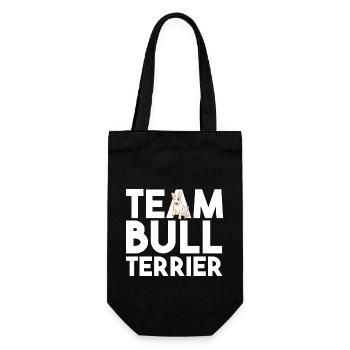 Chien Bull Terrier - Sac à bouteille - noir - Devant