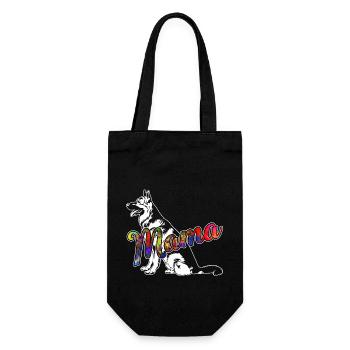 German Shepherd German Shepherd Mama - Gift Bag for Bottles - black - Front