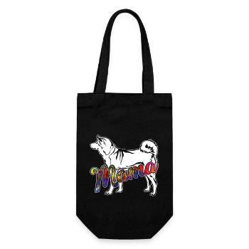 Shiba Inu Shiba Inu Mama - Gift Bag for Bottles - black - Front
