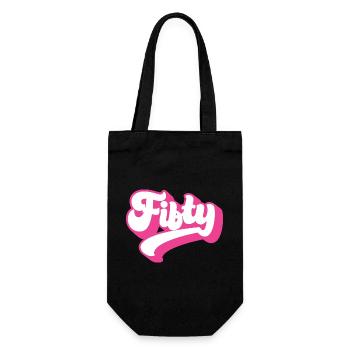 Cinquante 50e anniversaire Femmes de ses 50 ans - Sac à bouteille - noir - Devant