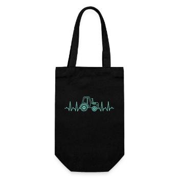 Humour Tracteur Cadeau homme femme Agriculteur - Sac à bouteille - noir - Devant