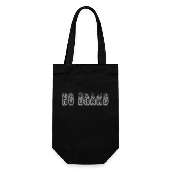 KEINE MARKE - URBANER STIL - Geschenkbeutel für Flaschen - Schwarz - Vorne