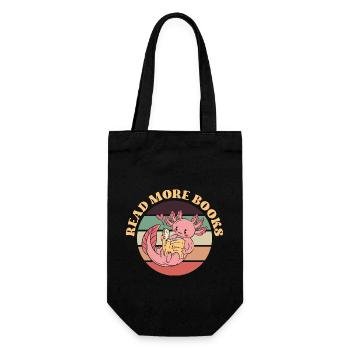 Read More Books Book Worm Lover - Gift Bag for Bottles - black - Front
