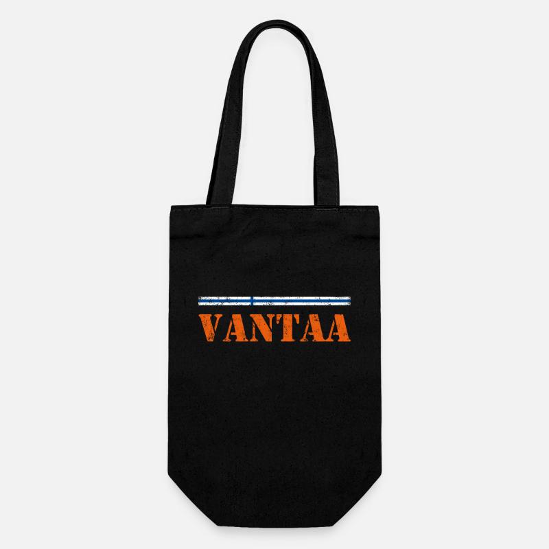 Vantaa - Gift Bag for Bottles - black