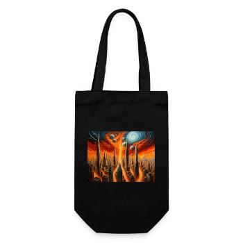 Zorn der Natur #9 - Geschenkbeutel für Flaschen - Schwarz - Vorne