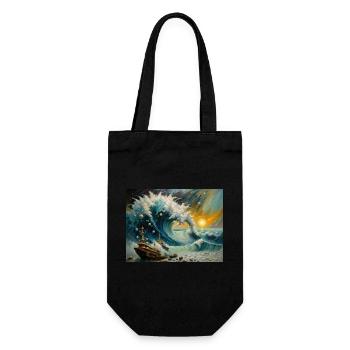 Zorn der Natur #10 - Geschenkbeutel für Flaschen - Schwarz - Vorne