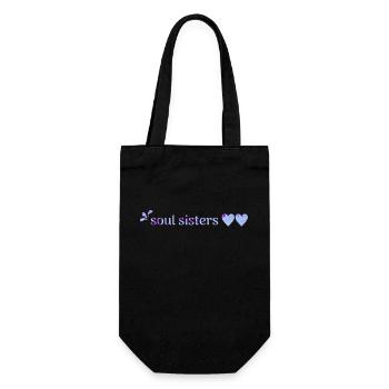 Soul Sisters - Gift Bag for Bottles - black - Front