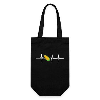 Battement de cœur Corn - Sac à bouteille - noir - Devant