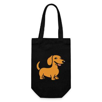 teckel - Sac à bouteille - noir - Devant