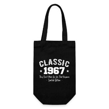 Né 1967 Vintage Cadeau Anniversaire Classic 1967 - Sac à bouteille - noir - Devant