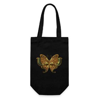 Superbe papillon élégant. - Sac à bouteille - noir - Devant