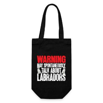 Labrador Retriever blanc Labrador Labrador blanc - Sac à bouteille - noir - Devant