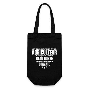 AGRICULTEUR BEAU GOSSE - Sac à bouteille - noir - Devant