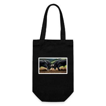 Match de classement des Bulls d’Hérens - Sac à bouteille - noir - Devant