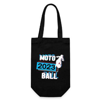 Motoball 2024 Motoballer Motoballspieler Spiel - Geschenkbeutel für Flaschen - Schwarz - Vorne