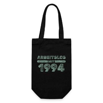 Unemployed 1994 - Gift Bag for Bottles - black - Front