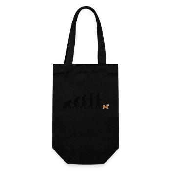 Shiba Inu - Gift Bag for Bottles - black - Front