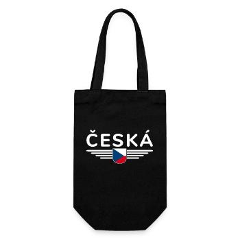 I Love Czech Republic T-Shirt Outfit Design - Gift Bag for Bottles - black - Front