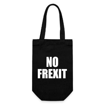 No frexit - Gift Bag for Bottles - black - Front