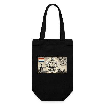 Dutch Karate MASTER - Gift Bag for Bottles - black - Front
