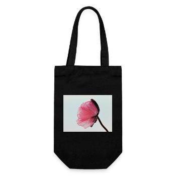 Pink Poppy - Geschenkbeutel für Flaschen - Schwarz - Vorne