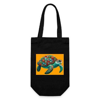 tortue - Sac à bouteille - noir - Devant
