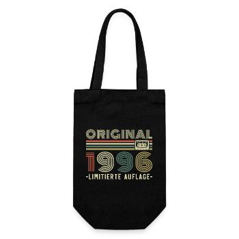 Original 1996 Vintage Vintage Anniversaire Rétro - Sac à bouteille - noir - Devant