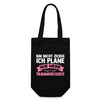 Bachelor Party Team Bride Hen Party - Gift Bag for Bottles - black - Front
