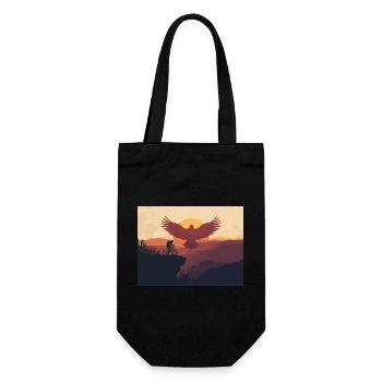 sunshine Rider - Geschenkbeutel für Flaschen - Schwarz - Vorne
